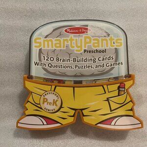 Melissa & Doug SmartyPants Preschool 120 Brain Building Questions Puzzles Games